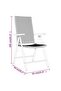 5 Piece Garden Dining Set Black - 3