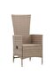 7 Piece Garden Dining Set Poly Rattan Beige - 7