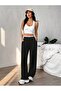 2-Pack Women's Black Gray Baggy Oversized Size Sportswear High Quality Loose Fit Flexible Comfortable Fabric Sweatpants - 2