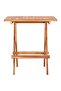 3 Piece Bistro Set with Green Cushions Solid Teak Wood - 8