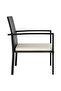 3 Piece Garden Dining Set Poly Rattan Black - 7