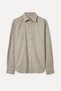 Men's Black Lyocell Blend Regular Fit Long Sleeve Shirt - 4