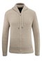 Men's Hooded Zippered Knitwear Stone Cardigan Thessaloniki Knitted Pocketed Classic Fit - 5249K - 3