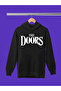 The Doors Printed Cotton Long Sleeve Ribbed 3-Ply Hooded Rock Sweatshirt - 2