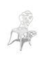 3 Piece Bistro Set Cast Aluminium White - 5