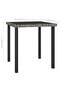 5 Piece Garden Dining Set Poly Rattan Grey - 3