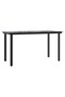 5 Piece Garden Dining Set Black Steel and Textilene - 2