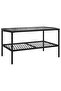 4 Piece Garden Sofa Set with Cushions Black Poly Rattan - 5