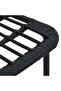 Dining Set | Black | Poly rattan, powder-coated steel, glass | 80 cm - 8