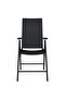 5 Piece Garden Dining Set Black - 2