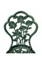 3 Piece Bistro Set Cast Aluminium Green - 7