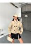 Women's Tie-Up Stand Collar Trench Coat - 6