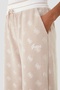 Paulina Women's Beige Active Loose Fit Sweatpants V5BB00K1902-COCB - 4