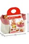 Toddler Bread Basket | Soft Pretend Food Playset for Kids, Bread Toy Basket includes Toast, Jam