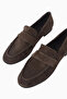 Arrow Suede Handmade, Elegant Penny Detailed Slip-On Loafer - 4