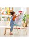 Standing Flip Flat 2 Sided Kids Artwork Easel with Chalk Blackboard and Marker Whiteboard - 5