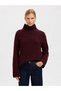 Pullover mit hohem Kragen Wollmix