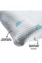 ®   2 Pieces - Adjustable Memory Pillow - Double Surface - Cooling Fabric - Orthopedic with Neck Support - 5