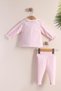 Pink Long Sleeve Baby Girl Double Set - 2