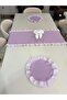 3 Piece Ruffle Set 2 American Table Napkins + 1 Ruffle Runner - 2