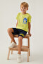 Modern Boy's Green Bermuda Suit - 3