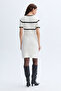 Women's Off-White Line Detailed Mini Dress - 2