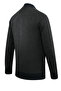 Men's Lined Knitwear Navy Blue Coat Polo Collar Steel Knit Pattern Classic Fit - 5208P - 4