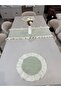 3 Piece Ruffle Set 2 American Table Napkins + 1 Ruffle Runner