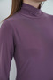 Dora Women's Maxi Length Turtleneck Sandy Dress-Dusty Rose - 6