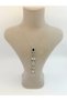 Silver Chain Stone Low-Cut Necklace