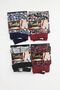 Tutku-Men's Lycra Elastane Sports Boxer Combination Color 5-Pack - 3