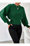 BALLOON SLEEVE WOMEN'S SWEATER - 3