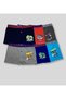 Boy's 12-Pack Mixed Patterned Elastane Cotton Boxers 0253 - 2