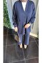 Siena Stripe Detailed Modal Hijab Two-Piece Set - 7