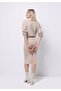 Slim Fit Straight Women's Beige Skirt - 3