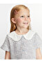 Blue Baby Collar Girl's Dress - 2