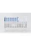 6-piece bedding set for cot, Blue - 8