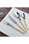 Zahra 24-Pc Stainless Steel Cutlery Set – Premium Flatware Set for Dining, Parties & Restaurants - 5