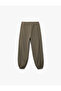 Loose Fit Jogger Parachute Pants with Pockets, Elastic Waist and Drawstring - 2