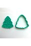 Fun Christmas Tree Cookie Mold |   Ideal for Children |   Patterned Dough Stamp - 3