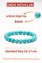Turquoise Natural Stone Bracelet – Protection Against Evil Eye and Negative Energy, Stress Reduction - 3