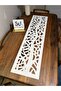 Tree Patterned White Runner -Tablecloth - 2