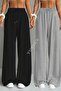 Winter Shardon Sweatpants 2-Pack Black-Grey Baggy Oversized Size High Quality Loose Fit Flexible Comfortable Fabric