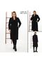Women's Black Trench Coat - 5