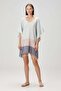 Abyss Cotton Voile Kaftan Blue - 2