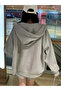 Hooded Unisex Zippered Sweatshirt / Cardigan - 4