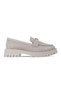 Wotby Women's Buckle Detailed Thick Sole Casual Loafer Shoes 4131