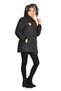 Girl's Winter Coat Fur Hooded Long Coat (Basen Knee Length) - 5