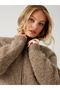 Keiko Women's Brown Wool Blend Knitwear Cardigan W5Br56Z0702-F1Ax - 3