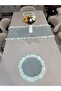 3 Piece Ruffle Set 2 American Table Napkins + 1 Ruffle Runner